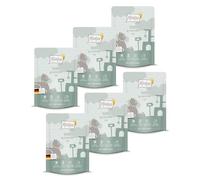 MjAMjAM - Premium wet food for cats - Quetschie - insect with exquisite veal, pack of 6 (6 x 300 g), grain-free with extra meat