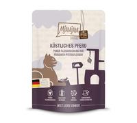MjAMjAM - Premium wet food for cats - Quetschie - Pure meaty feast - pure exquisite horse, pack of 1 (1 x 300 g), grain-free with extra meat