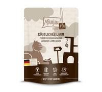 MjAMjAM - Premium wet food for cats - Quetschie - Pure meaty feast - pure exquisite lamb, pack of 1 (1 x 300 g), grain-free with extra meat