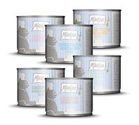 MjAMjAM - premium wet food for cats - Trial pack I with sauce, pack of 6 (6 x 185g), grain-free with extra meat