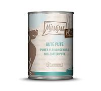 MjAMjAM - Premium wet food for dogs - good pure turkey, pack of 1 (1 x 400 g), grain-free with extra meat