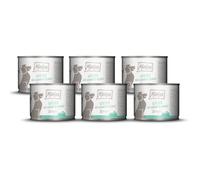 MjAMjAM - premium wet food for dogs - good turkey on boiled rice with steamed zucchini, pack of 6 (6 x 200 g), natural with extra meat