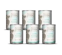 MjAMjAM - premium wet food for dogs - good turkey on boiled rice with steamed zucchini, pack of 6 (6 x 400 g), natural with extra meat