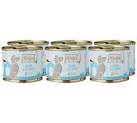 MjAMjAM - premium wet food for dogs - Junior juicy chicken with egg, pack of 6 (6 x 200 g), natural with extra meat