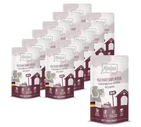 MjAMjAM - Premium wet food for dogs - Quetschie - culinary venison and wild boar with fruity cranberries, pack of 12 (12 x 125g), grain-free with extra meat