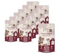MjAMjAM - Premium wet food for dogs - Quetschie - Pure meaty feast - pure delicious kangaroo, pack of 12 (12 x 125g), grain-free with extra meat