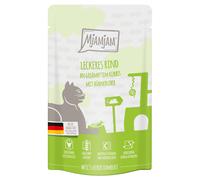 MjAMjAM Squeezy Pouches Saver Pack 24 x 125g - Delicious Beef with Steamed Pumpkin