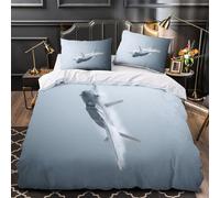 MJASVNDFO Chinese J20 Fighter 3D Print Military Duvet Cover Quilt Cover Comforter Covers for Boys Girls Bedding Set Soft Microfiber with Pillow Cases with Zipper Closure 3 Pieces King（220x240cm）