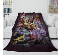 MJASVNDFO Dragon Trendy Blanket - 3D Animal Cozy Throws Birthday Gift for Sister Brother Nephew Niece - Soft Blanket For Putting Your Phone Down And Have A Nice Nap 40x50inch(100x130cm)