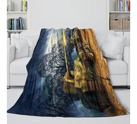 MJASVNDFO German Tiger II Tank Fleece Blanket - Military Blanket Birthday Gift for Sister Brother Nephew Niece - Blanket For Having A Quick Nap On Lazy Afternoon - Sofa Bed Decor 80x90inch(200x230cm)