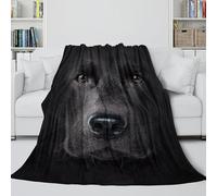 MJASVNDFO Labrador Dog Fleece Blanket - 3D Animal Blanket Birthday Gift for Sister Brother Nephew Niece - Blanket For Having A Quick Nap On Lazy Afternoon - Sofa Bed Decor 40x50inch(100x130cm)