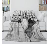 MJASVNDFO Russian Su27 Fighter Trendy Blanket - Military Cozy Throws Birthday Gift for Sister Brother Nephew Niece - Soft Blanket For Putting Your Phone Down And Have A Nice Nap 40x50inch(100x130cm)