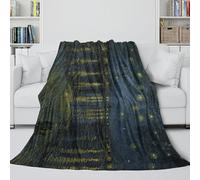 MJASVNDFO Starry Night Over The Rhône Cozy Blanket - Van Gogh Soft Blanket Birthday Gift for Hubby Boyfriend Girlfriend Neighbor - Bed Sofa Office Crib 50x60inch(127x152cm)