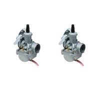 MJAYBZFQ 2X VM18mm Carburetor VM18-144 1002-0046 Slide Type Round Carb Compatible With Moto Engines