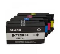 MJAYBZFQ Compatible Ink Cartridge 712XL 712 712 For DesignJet T210 T230 T250 T630 T650 Printers