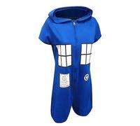MJC Womens BBC Dr Who Tardis One Piece Romper with Hood (Medium)