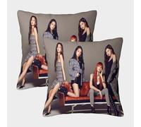 MJCZEGDCR 3D Blackpink Cushion Cover,Blackpink Throw Pillow Case Home Decorative for Men/Women Living Room Bedroom Sofa Chair 50x50cm
