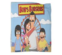 MJCZEGDCR 3D Printed Bobs Burgers Blankets Fluffy Soft Cozy Super Soft Cozy Fuzzy Warm Throws with Anti-tarnishing Lightweight for Bed And Sofa And Couch, Kids Adults 50x60inch(127x152cm)