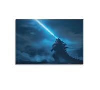 MJCZEGDCR Godzilla Paintings Canvas Wall Art Bedroom Wall Decor Canvas Prints Artwork for Living Room Wall Decorations Home Decor 20x30inch(50x75cm)
