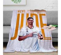 MJCZEGDCR Jude Bellingham Throw 3D Printed Blanket Bedding Lightweight Fluffy Gifts Soft Cozy Plush for Kids Teens Adults for Boys Girls All Season Couch Sofa 40x50inch(100x130cm)
