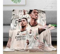 MJCZEGDCR Jude Bellingham Throw Blanket 3D Printed Bedding Plush Soft Cozy Lightweight Fluffy Gifts for Holiday Bed Couch for Boys Girls All Season Couch Sofa 40x50inch(100x130cm)