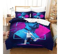 MJCZEGDCR Toddler Girls Boys Harry Kane Duvet Cover Sets Comforter Cover Duvet Cover 3D Bedding Set Soft Microfiber Quilt Cover Bedroom Decor Double（200x200cm）