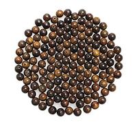 MJDCB 200PCS 6mm Wood Beads Natural Red Pear Wood Round Loose Beads for Jewelry Making DIY Crafts Bracelet Necklace