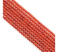 MJDCB 320pcs Natural Small Stone Beads 2mm Red Cornelian Round Smooth Loose Gemstone Bead for Jewelry Making Bracelets Earrings Necklaces Accessories