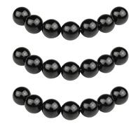 MJDCB Natural Round Stone Beads 10mm Black Onyx Loose Gemstone Beads for Jewelry Making Bracelet Necklace 35pcs