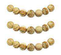 MJDCB Natural Round Stone Beads 10mm Picture Jasper Loose Gemstone Beads for Jewelry Making Bracelet Necklace 35pcs