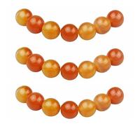 MJDCB Natural Round Stone Beads 4mm Carnelian Loose Gemstone Beads for Jewelry Making Bracelet Necklace 85pcs