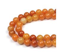 MJDCB Natural Round Stone Beads 4mm Red Aventurine Loose Gemstone Beads for Jewelry Making Bracelet Necklace 85pcs
