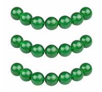 MJDCB Natural Round Stone Beads 6mm Green Agate Loose Gemstone Beads for Jewelry Making Bracelet Necklace 60pcs