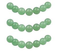 MJDCB Natural Round Stone Beads 8mm Green Aventurine Loose Gemstone Beads for Jewelry Making Bracelet Necklace 43pcs