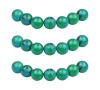 MJDCB Round Stone Beads 6mm Phoenix Stone Loose Gemstone Beads for Jewelry Making Bracelet Necklace 60pcs