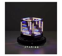 MJDHS Magnetic Levitation Infinite Space Abyss Lamp, 4d Infinite Mirror Cube Lamp, Touch Dimming, Ultra-Long Battery Life, Suitable For Room Decoration And Desktop Ambient Lighting(Color:B)