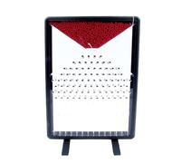 MJDHS Probability And Bell Curve Teaching Materials, Galton Board Dalton Board Physical Experiment Model, Normal Distribution Model Mathematical Teaching Aids, Suitable For Schools, Labo(Color:Red)