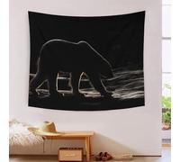 MJFCoin 3D Polar Bear Printed Wall Blanket Home Decoration Bedding Poster Wall Art Tapestry Wall Hanging Tapestry Soft Polyester for Bedroom,Decorations Beach Blanket College Dorm 100cmx150cm