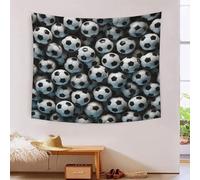 MJFCoin 3D Soccer Ball Printed Wall Blanket Home Decoration Bedding Poster Wall Art Tapestry Tapestries Wall Hanging Soft Polyester for Bedroom,Decorations Beach Blanket College Dorm 100cmx150cm