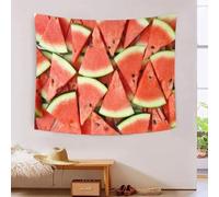 MJFCoin 3D Watermelon Print Wall Blanket Home Decoration Bedding Poster Wall Art Tapestry Wall Hanging Tapestry Soft Polyester for Bedroom Living Room Dorm Decor 180cmx230cm