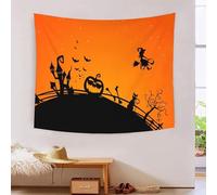 MJFCoin 3D Witch Print Wall Blanket Home Decoration Bedding Poster Wall Art Tapestry Tapestries Wall Hanging Soft Polyester for Bedroom Living Room Dorm Decor 100cmx150cm