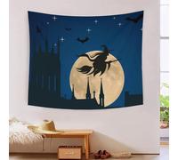 MJFCoin 3D Witch Print Wall Blanket Home Decoration Bedding Poster Wall Art Tapestry Wall Hanging Tapestry Soft Polyester for Living Room Bedroom Dorm Deco 180cmx230cm