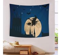MJFCoin 3D Witch Printed Wall Blanket Home Decoration Bedding Poster Wall Art Tapestry Wall Hanging Tapestry Soft Polyester for Bedroom Living Room Dorm Decor 70cmx100cm