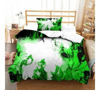 MJFCoin Fires Duvet Cover Set with Pillowcase Blaze Duvet Quilt Cover 3D Bedding Set for Kids Boys Girls Teens Microfiber Comforter Cover Hidden Zipper Single（135x200cm）