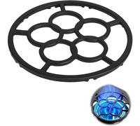 MJFENDAI Cast Iron Universal Wok Support Ring, Work Stand Ring for Gas Stove, Non Slip Gas Ring Reducer for Moka Expresso Coffee, Hot Pots, Camping Stove, 18.3 CM