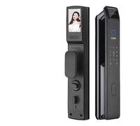 MJFVN Fully Automatic APP 3D Face Recognition Smart Lock Finrprint Biometric Card Key Digital Home(30-240 3D Face)