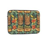 MJHKXLJ Aloha Tiki Pattern Prints Portable Laptop Sleeve Case 17 inch for Shockproof Protection and Lightweight Travel