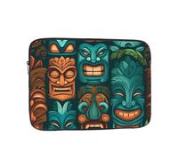 MJHKXLJ Aloha Tiki Prints Portable Laptop Sleeve Case 10 inch for Shockproof Protection and Lightweight Travel