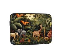 MJHKXLJ Animals in The Rainforest Prints Portable Laptop Sleeve Case 10 inch for Shockproof Protection and Lightweight Travel