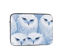 MJHKXLJ Arctic owl Prints Portable Laptop Sleeve Case 17 inch for Shockproof Protection and Lightweight Travel